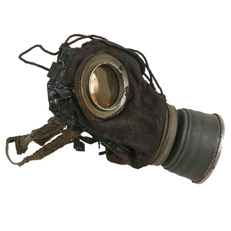 Original Imperial German WWI M1917 Ledermaske Gas Mask with Can ...