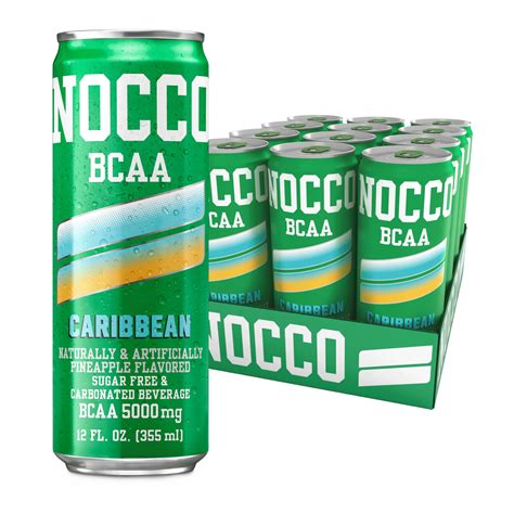 Noccozero Sugar Bcaa Drink Caribbean 12 Fl Oz Pack 12 | Desertcart INDIA