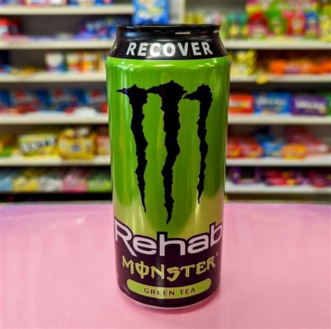 Monster Energy Rehab Logo Monster Rehab Green Tea 15.5oz Order
