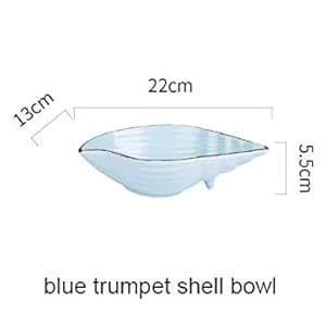 Atoz prime Ocean Style Ceramic Plate Whale Fish Dish Shell Starfish ...