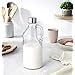 Buy Amazon Brand - Solimo Silica Glass Milk Bottle, 1 Litre Online at ...