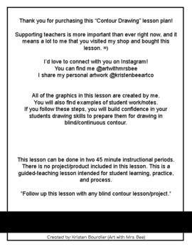 Image result for Contour Line Drawing Lesson