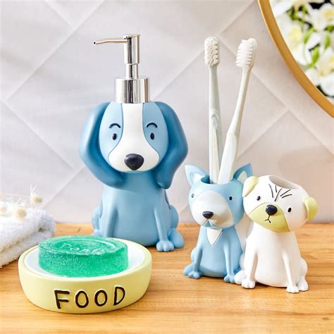 Buy Slate Everland Kids Polyresin Puppy Soap Dispenser - 320ml from ...
