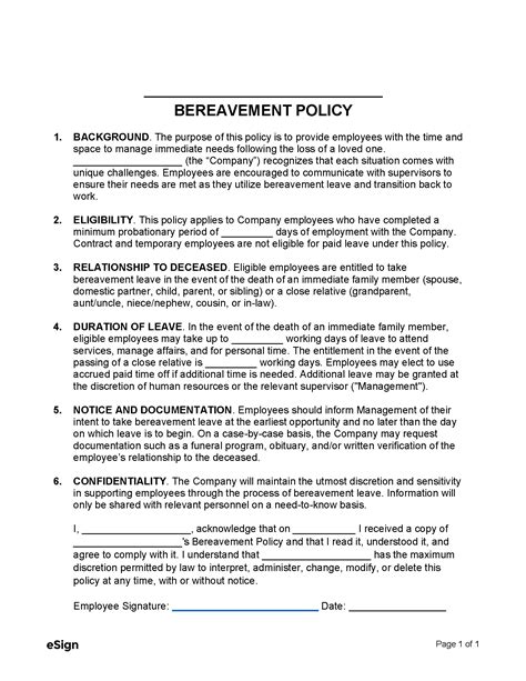 Free Company Policy Forms | PDF | Word