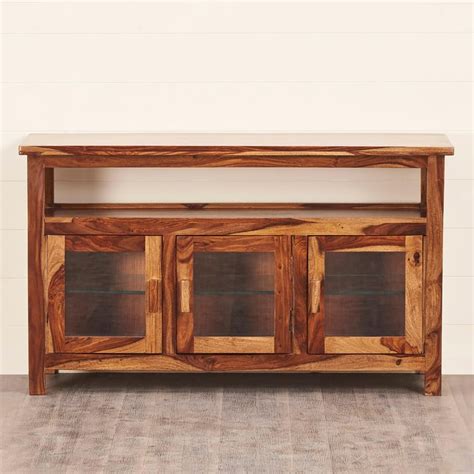 Buy Helios Sheesham Wood Sideboard - Brown from Helios by Home Centre ...