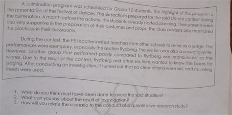 Image result for Culmination Program Sample