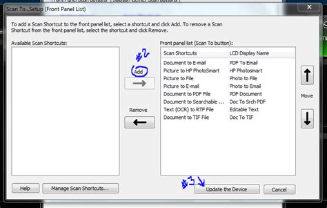 Image result for HP Scanner Control Panel Menu