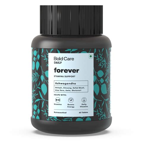 Buy Bold Care Forever 60 Capsules - Ashwagandha & Shilajit - Stamina ...