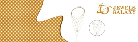 Jewels Galaxy Best Valentine Gifts Multi Layered Gold Plated Necklace ...