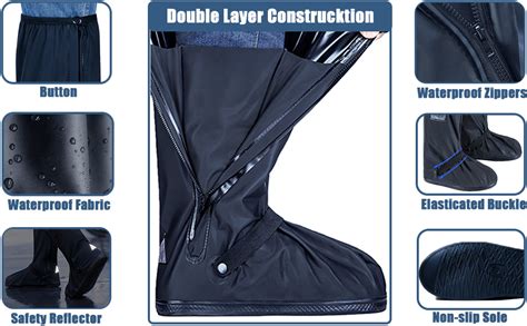 Buy REIL RAID Rain Shoes Cover Waterproof for Men Women Rainy Season ...