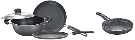 Buy Prestige Omega Select Plus Non-Stick BYK Set, 3-Pieces, Gas-Stove ...