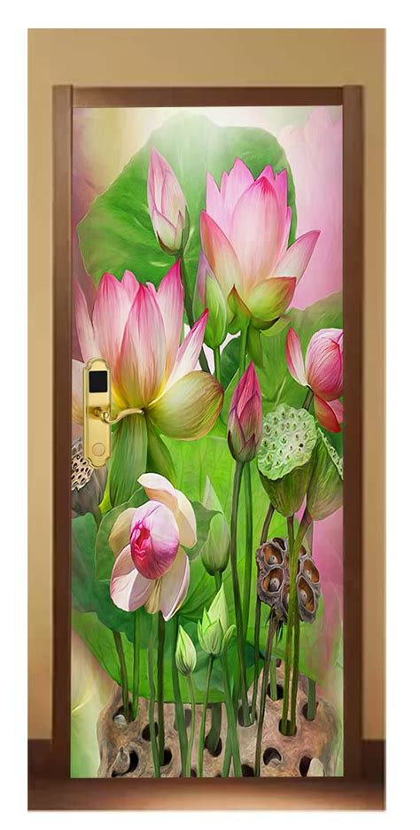 ALL YOUR DESIGN Decorative Door Wallpaper Wall Poster for Home, Office ...