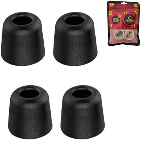 Crysendo Memory Foam Eartips Earbuds Replacement | 4.5 mm Nozzle for ...