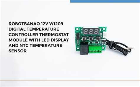 Robotbanao 12V W1209 Digital Temperature Controller Thermostat Module ...