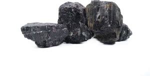 Rudra Crystal Products Natural Black Turmaline Rough For Reiki Healing ...