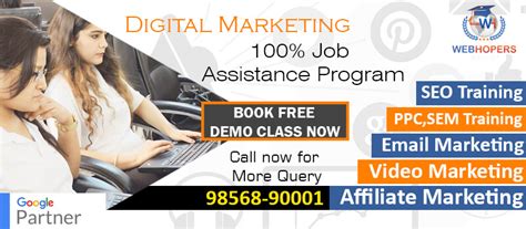Digital Marketing Course In Chandigarh | WebHopers Academy