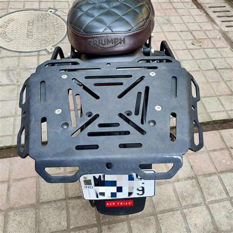 Luggage Tail Rack For Triumph Scrambler 400X by ADV TRIBE