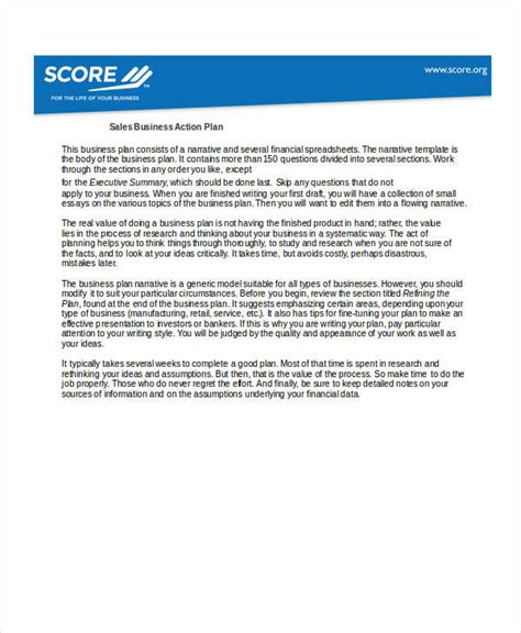 Image result for Sales Business Plan Examples