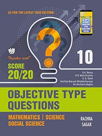 Together With Objective Type Questions (Mathematics, Science & Social ...