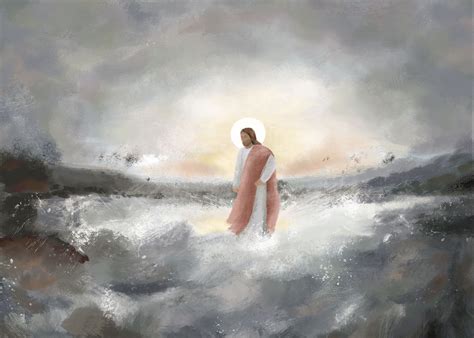 Be Still My Soul / Jesus Walking on Water / Fourth Watch God / - Etsy
