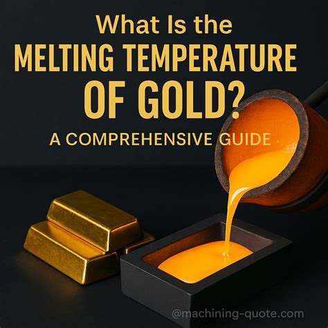 What Is the Melting Temperature of Gold?