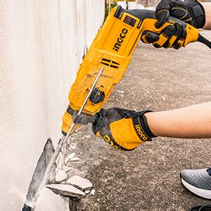 INGCO RGH6528 650W Reversible Rotary Hammer Drill 0-1700 RPM 25mm ...