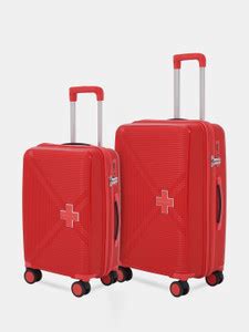 SWISS MILITARY Maze Hard Top Luggage Trolley Bag with TSA-Lock (20, 24 ...
