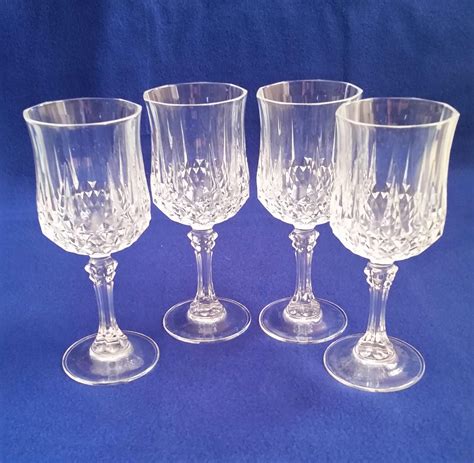 Home & Living Kitchen & Dining Vintage Wine Glasses Vintage Crystal ...