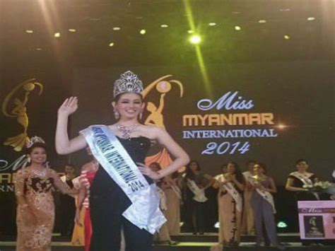 Khin Wai Phyo Han wins Miss International Myanmar 2014