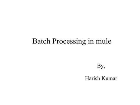 Image result for Batch Processing Explained