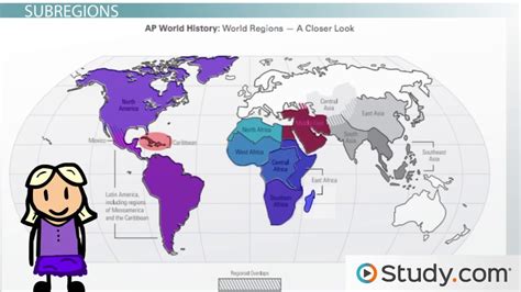 Geography World Regions Map 的图像结果