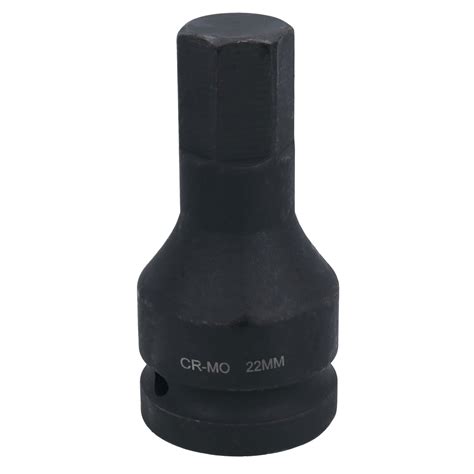 22mm 3/4" Drive Extra Deep Impact Hex Allen Key Socket Impacted 88mm ...
