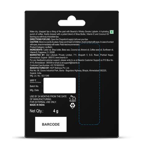 Beardo Whisky Smoke Lip Balm – Beardo India