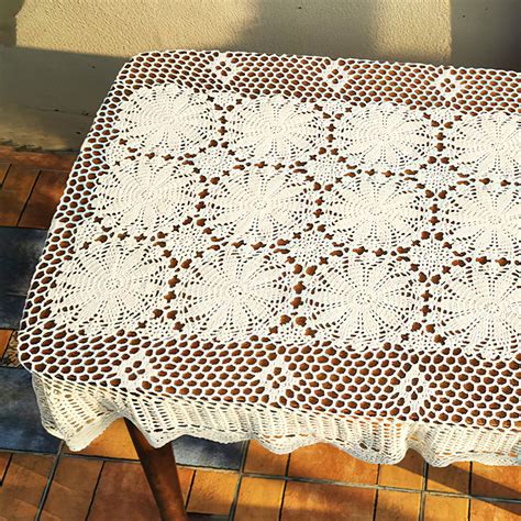 Image result for Free Crochet Tablecloth Patterns Rectangular