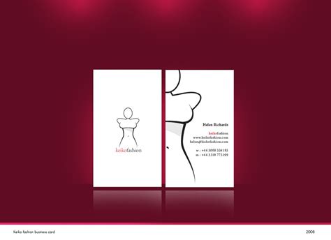 Business Card Design for Fashion 的图像结果