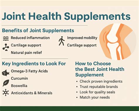 Joint Health Supplements: Key Benefits & Best Choices