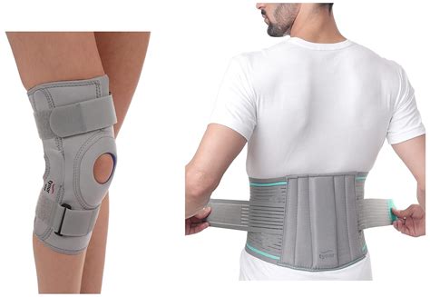 Buy TYNOR Knee Support Hinged (Neoprene), Grey, Medium, 1 Unit Lumbo ...