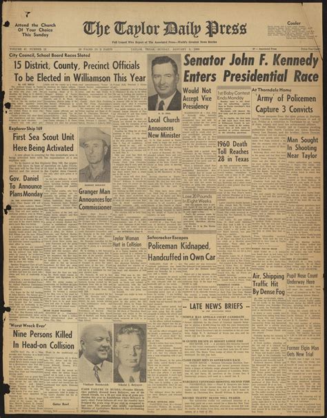 The Taylor Daily Press (Taylor, Tex.), Vol. 47, No. 12, Ed. 1 Sunday ...