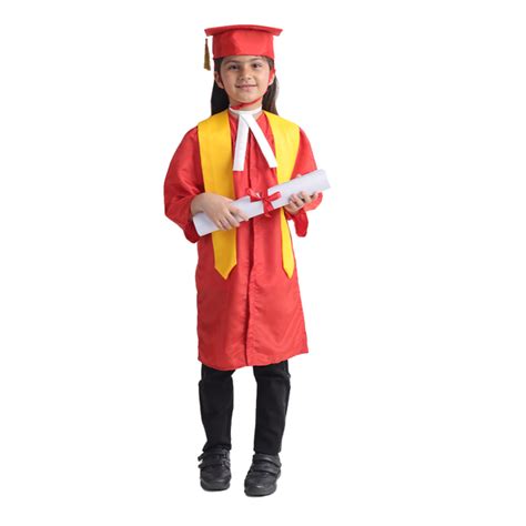 Convocation Graduation Red Gown Costume for Kids (IMC4081-Red ...