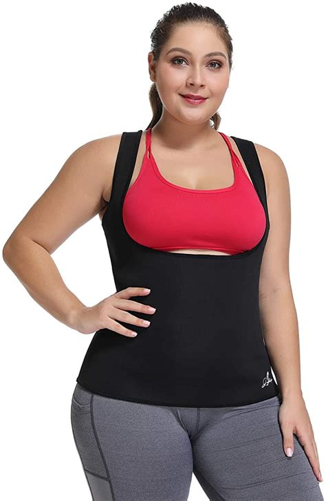 Waist Trainer Corset for Weight Loss Plus Size Workout Sweat Vest for ...