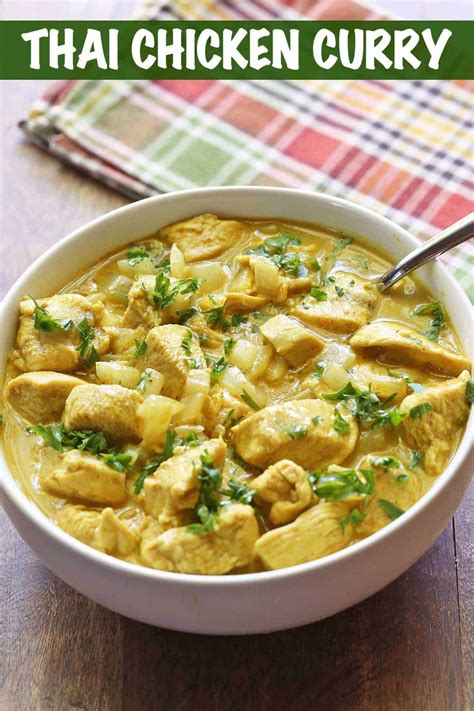 Thai Chicken Curry with Coconut Milk