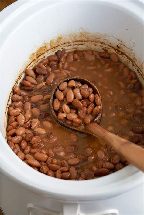 Slow Cooker Pinto Beans - My Forking Life