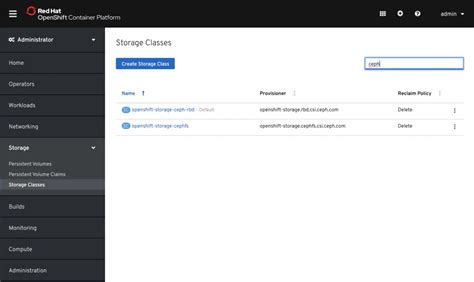 OpenShift Container Storage Installation 的图像结果