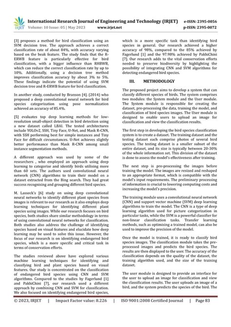 Bird Species Classification Using MATLAB 的图像结果