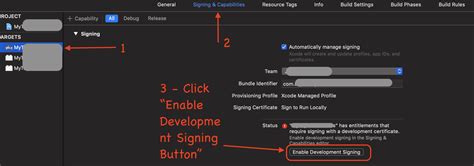 Image result for Xcode Testing Signing