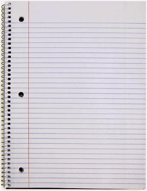 Image result for Notebook Paper