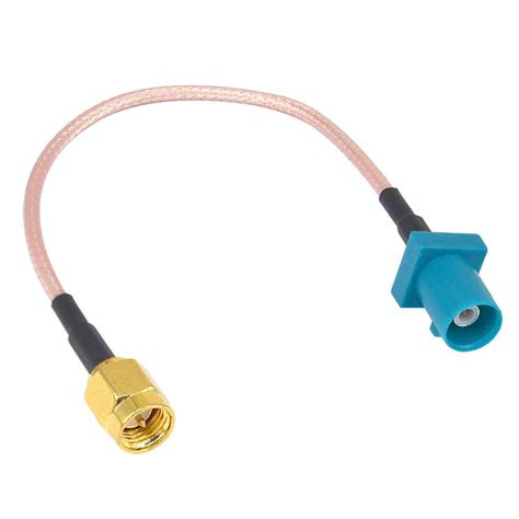 SMA Male to FAKRA Z Male RF Coax Adapter GPS External Antenna Cable ...