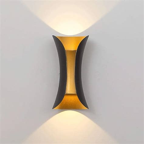 SEER® Wall Light LED 2 Way 10 Watt Modern Style Aluminum Outdoor Indoor ...