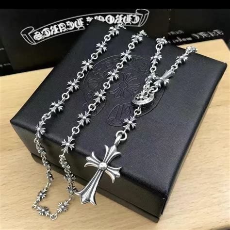 Vintage Chrome hearts necklace - Depop
