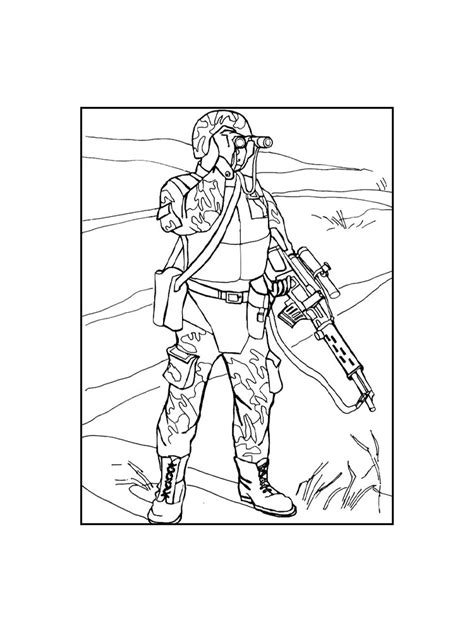 Military coloring pages
